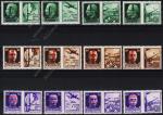Италия (Республика) 12 марок 1942г. Sas.№25-36 MNH OG** Муссолини (1-20)
