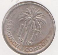 3-10 Бельгийское Конго 1 франк 1926г