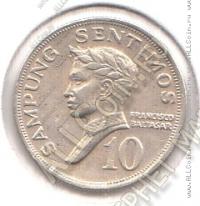 6-119 Филиппины 10 сентимов 1969 г. KM# 198 Медь-Никель 2,0 гр. 17,5 мм. 