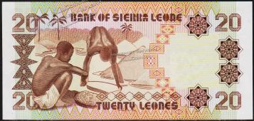 Сьерра-Леоне 20 леоне 1982г. P.14а - UNC - Сьерра-Леоне 20 леоне 1982г. P.14а - UNC