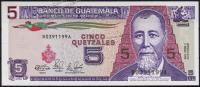 Гватемала 5 кетцаль 1990г. P.74а - UNC