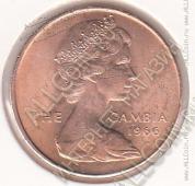 27-96 Гамбия 1 пенни 1966г. КМ # 1 бронза 25,5мм - 27-96 Гамбия 1 пенни 1966г. КМ # 1 бронза 25,5мм