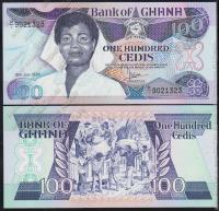 Гана 100 седи 1986г. P.26a(3) - UNC