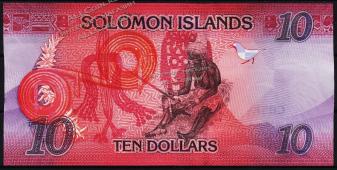 Банкнота Соломоновы острова 10 долларов 2017 года. P.NEW - UNC - Банкнота Соломоновы острова 10 долларов 2017 года. P.NEW - UNC