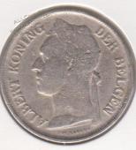 3-77 Бельгийское Конго 1 франк 1925г - 3-77 Бельгийское Конго 1 франк 1925г