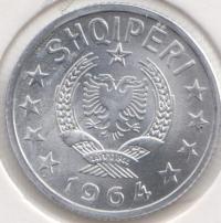 27-89 Албания 5 киндарок 1964г. Алюминий