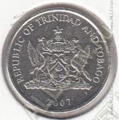 15-152 Тринидад и Тобаго 10 центов 2007г. КМ # 31 медно-никелевая 1,4гр 16,2мм - 15-152 Тринидад и Тобаго 10 центов 2007г. КМ # 31 медно-никелевая 1,4гр 16,2мм