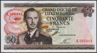Люксембург 50 франков 1972г. P.55а - UNC