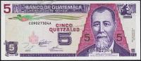 Гватемала 5 кетцаль 1995г. P.88в - UNC