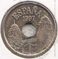 35-137 Испания 25 песет 1997г. КМ # 983 алюминий-бронза 4,25гр. 19,5мм