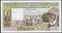 Сенегал 500 франков 1988г. P.706Kа - UNC