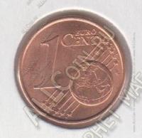 Италия 1 евро цент 2002г. КМ#210 UNC (арт349)