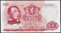 Норвегия 100 крон 1975г. P.38g(3) - UNC