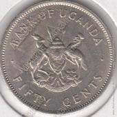 2-167 Уганда 50 центов 1966 г. KM# 4 медно-никелевая - 2-167 Уганда 50 центов 1966 г. KM# 4 медно-никелевая