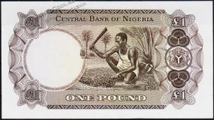 Нигерия 1 фунт 1968. P.12а - UNC  - Нигерия 1 фунт 1968. P.12а - UNC 