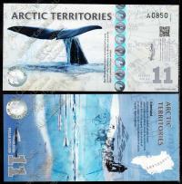 Арктика 11 долларов 2013г. UNC