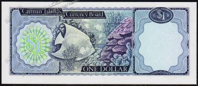 Каймановы острова 1 доллар 1974г. P.5f - UNC - Каймановы острова 1 доллар 1974г. P.5f - UNC