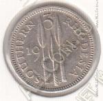 25-99 Южная Родезия 3 пенса 1948г. КМ # 20 медно-никелевая 1,41гр.16мм 