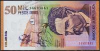 Колумбия 50000 песо 06.02.2006г. P.455g - UNC