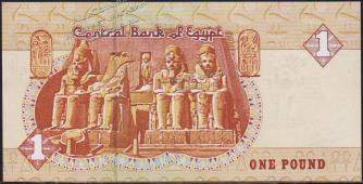 Египет 1 фунт 11.11.2007г. P.50l(2) - UNC - Египет 1 фунт 11.11.2007г. P.50l(2) - UNC