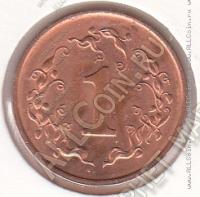 33-159 Зимбабве 1 цент 1997г. КМ # 1а сталь покрытая медью 2,98гр. 18,45мм