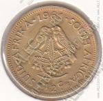 30-31 Южная Африка 1/2 цента 1961г КМ # 56 латунь 5,6гр.