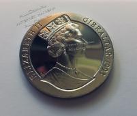 Монета Гибралтар 2,8 экю 1993 года. КМ#630 UNC (4-47) - Монета Гибралтар 2,8 экю 1993 года. КМ#630 UNC (4-47)