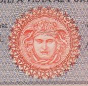 Италия 1000 лир 1971г. P.101в - UNC - Интересный Знак.