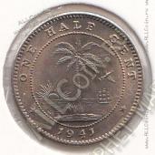 23-155 Либерия 1/2 цента 1941г КМ # 10а UNC медно-никелевая - 23-155 Либерия 1/2 цента 1941г КМ # 10а UNC медно-никелевая