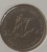 Н1-137  Восточные Карибы 25 центов 1999г. Медь Никель. - Н1-137  Восточные Карибы 25 центов 1999г. Медь Никель.