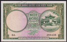 Южный Вьетнам 1 донг 1956г. P.1 UNC - Южный Вьетнам 1 донг 1956г. P.1 UNC