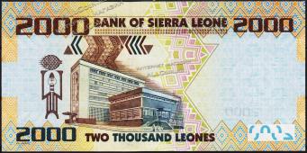 Сьерра-Леоне 2000 леоне 2010г. Р.31 UNC - Сьерра-Леоне 2000 леоне 2010г. Р.31 UNC
