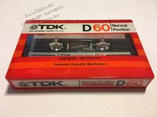 Аудио Кассета TDK D 60 1982 год.  / Япония / - Аудио Кассета TDK D 60 1982 год.  / Япония /