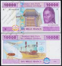 Экваториальная Гвинея 10.000фр. 2002г. P.510F - UNC
