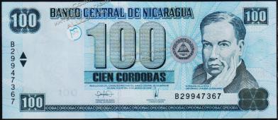 Никарагуа 100 кордоба 2006г. P.199 UNC - Никарагуа 100 кордоба 2006г. P.199 UNC