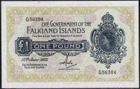 Фолклендские острова 1 фунт 1982г. P.8е - UNC