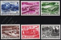 Австрия 6 марок п/с 1962г. №942-47** 