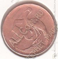 30-33 Южная Африка 5 центов 1996г. КМ # 160 сталь с медным покрытием 4,5гр. 21мм
