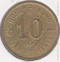 19-31 Гонконг 10 центов 1982г. KM# 49 Никель-Латунь 17,55 мм 2 гр