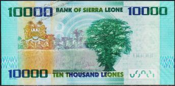 Сьерра-Леоне 10000 леоне 2010г. P.33 UNC - Сьерра-Леоне 10000 леоне 2010г. P.33 UNC