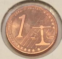 #H2-186 Польша 1 цент 2004г. Бронза. UNC.