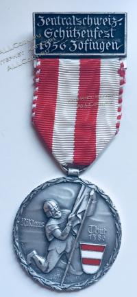 #064 Швейцария спорт Медаль Знаки