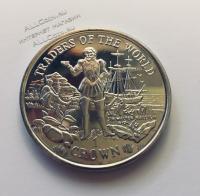 Монета Гибралтар 1 крона 1998 года. КМ#704 UNC (4-54)