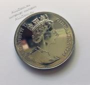 Монета Гибралтар 1 крона 1998 года. КМ#704 UNC (4-54) - Монета Гибралтар 1 крона 1998 года. КМ#704 UNC (4-54)