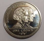 Монета Гибралтар 1 крона 2007 года. КМ#? UNC (2-11) - Монета Гибралтар 1 крона 2007 года. КМ#? UNC (2-11)