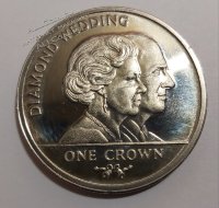 Монета Гибралтар 1 крона 2007 года. КМ#? UNC (2-11)