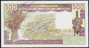 Мали 500 франков 1990г. P.405D.i - UNC - Мали 500 франков 1990г. P.405D.i - UNC