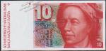 Швейцария 10 франков 1986г. P.53f(56) - UNC