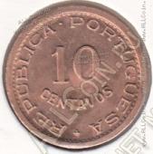 29-177 Ангола 10 сентаво 1948г. КМ # 70 бронза 17,8гр.  - 29-177 Ангола 10 сентаво 1948г. КМ # 70 бронза 17,8гр. 