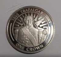 Монета Гибралтар 1 крона 2007 года. КМ# 1077 UNC (2-20)